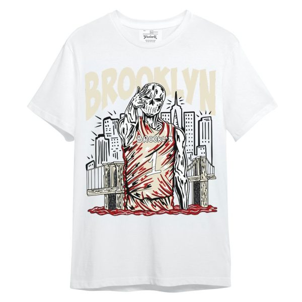 Cement Grey 3s Shirt - Brooklyn's Skeleton Unisex Shirt Matching Jordan Shirt Jezsport.com