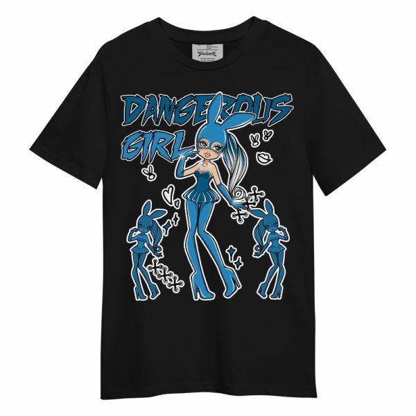 Powder Blue 9s Shirt - Dangerous.Girl Unisex Shirt Matching Jordan Shirt Jezsport.com