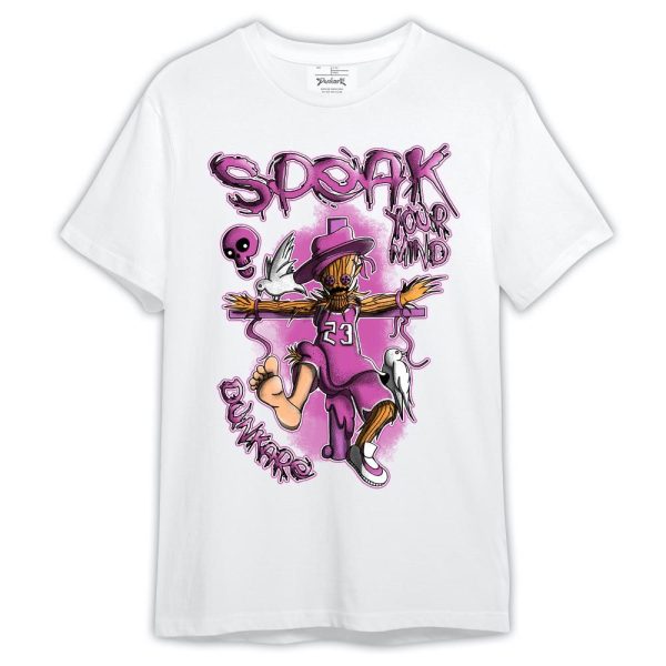 Hyper Violet 4s Shirt, Speak Your Mind Shirt Outfit 1505 LGH Matching Jordan Shirt Jezsport.com