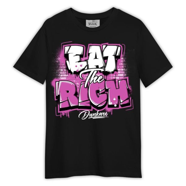 Hyper Violet 4s Shirt, Graphic Eat The Rich Shirt Outfit Matching Jordan Shirt Jezsport.com