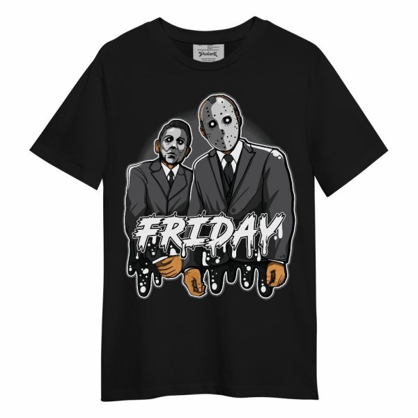 White Thunder 4s Shirt - Friday Halloween Graphic Unisex Shirt Jezsport.com