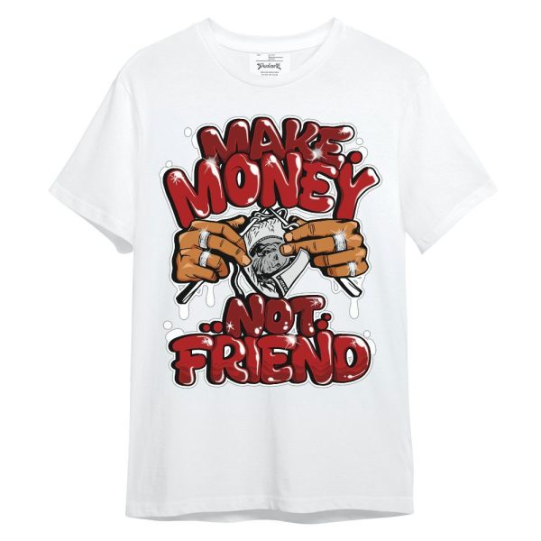 Red Taxi 12s Shirt, Make Money Not Friend Graphic Unisex Shirt Matching Jordan Shirt Jezsport.com