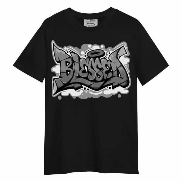 Black Wolf Grey 12s Shirt - Blessing Graphic Unisex Shirt Matching Jordan Shirt Jezsport.com