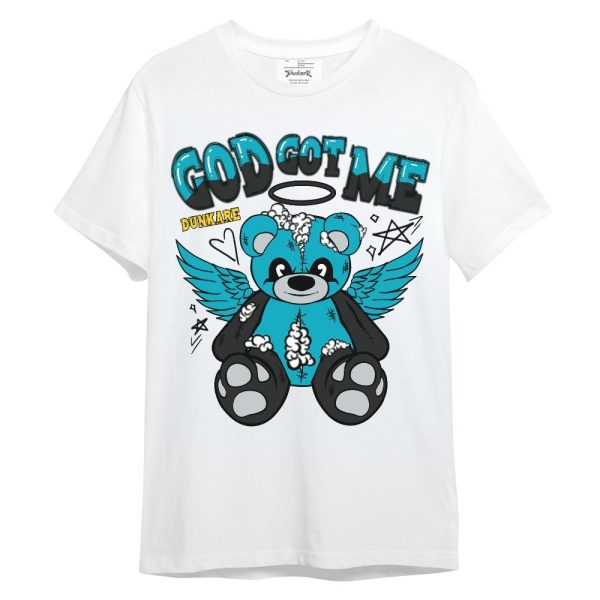 Retro Aqua 5s Shirt - Gods Guides Me Bear Unisex Shirt Jezsport.com