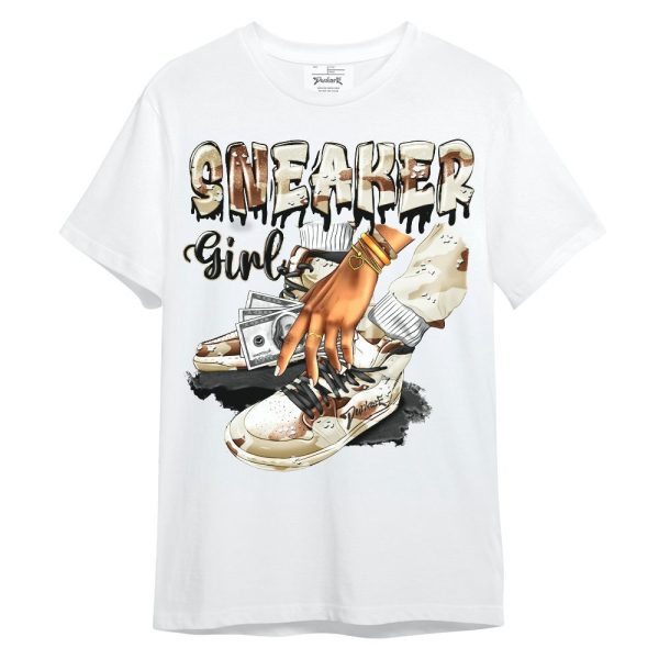 Desert Camo 3s Shirt, SNEAKER Girl Money Drip Unisex Shirt Matching Jordan Shirt Jezsport.com