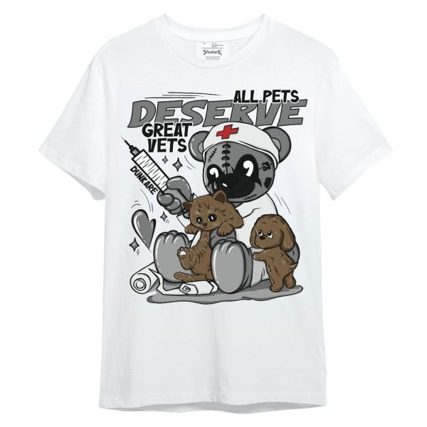 Black Wolf Grey 12s Shirt - All Pets Deserve Great Vets Bear Shirt Unisex Oufit Unisex Shirt Matching Jordan Shirt Jezsport.com