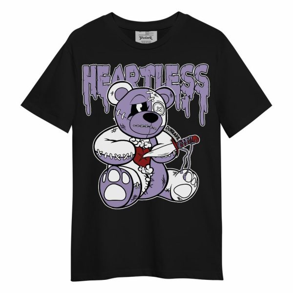 Low Pure Violet 11s Shirt - Heartless Bear Unisex Shirt Matching Jordan Shirt Jezsport.com