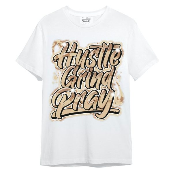 Desert Camo 3s Shirt - Hustles And Prayer Graphic Unisex Shirt Matching Jordan Shirt Jezsport.com