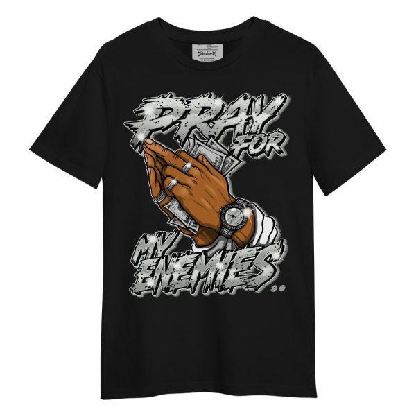 Retro White Oreo 4s Shirt - Prayed For Enemies Graphic Unisex Shirt Matching Jordan Shirt Jezsport.com