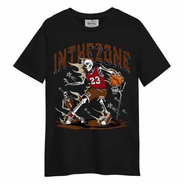 Archaeo Brown 5s Shirt, 23 G.O.A.T Skeleton Basketball Unisex Shirt Matching Jordan Shirt Jezsport.com