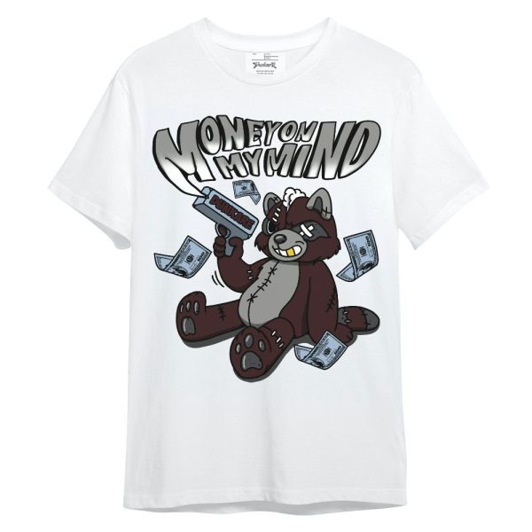 Burgundy 5s Shirt - Money On My Mind Raccoon Unisex Shirt Matching Jordan Shirt Jezsport.com