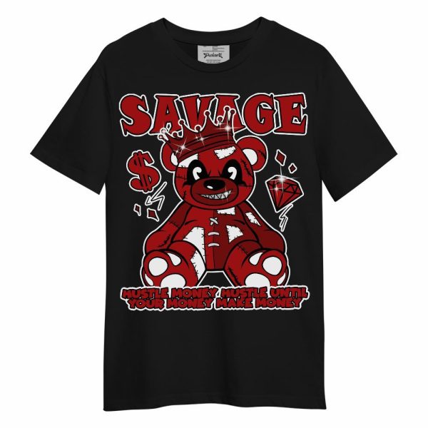 Red Taxi 12s Shirt Savages Bear Unisex Shirt Matching Jordan Shirt Jezsport.com