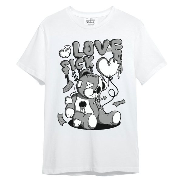 Black Wolf Grey 12s Shirt, Graphic Love Sick Unisex Shirt Matching Jordan Shirt Jezsport.com