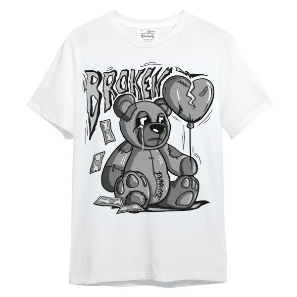 Black Wolf Grey 12s Shirt - Broken Bear Shirt Unisex Oufit Unisex Shirt Matching Jordan Shirt Jezsport.com