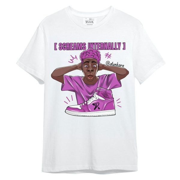 Hyper Violet 4s Shirt - Scream Internally Unisex Shirt Matching Jordan Shirt Jezsport.com