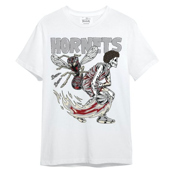 Cement Grey 3s Shirt - Hornet Skeleton Unisex Shirt Matching Jordan Shirt Jezsport.com