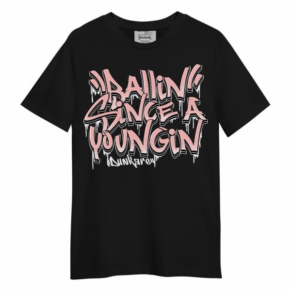 Low Legend Pink 11s Shirt, Ballin Since A Youngin Typo Unisex Shirt Matching Jordan Shirt Jezsport.com