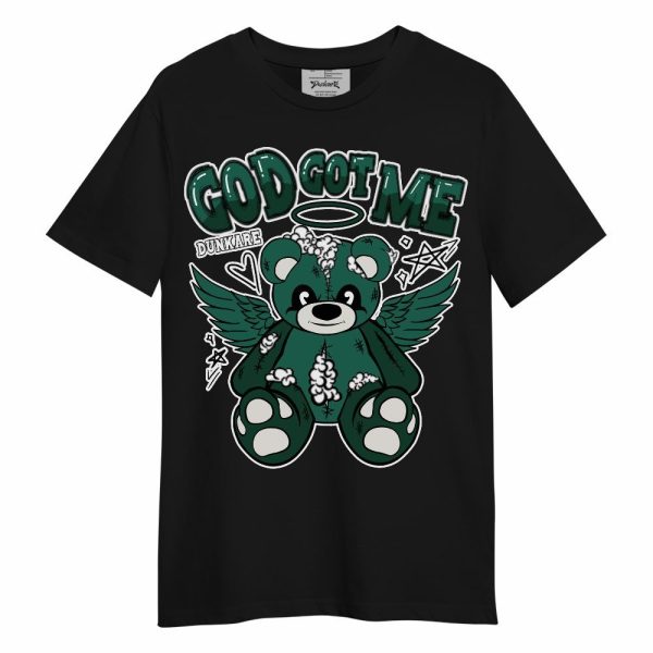 Oxidized Green 4s Shirt - Gods Guides Me Bear Unisex Shirt Matching Jordan Shirt Jezsport.com