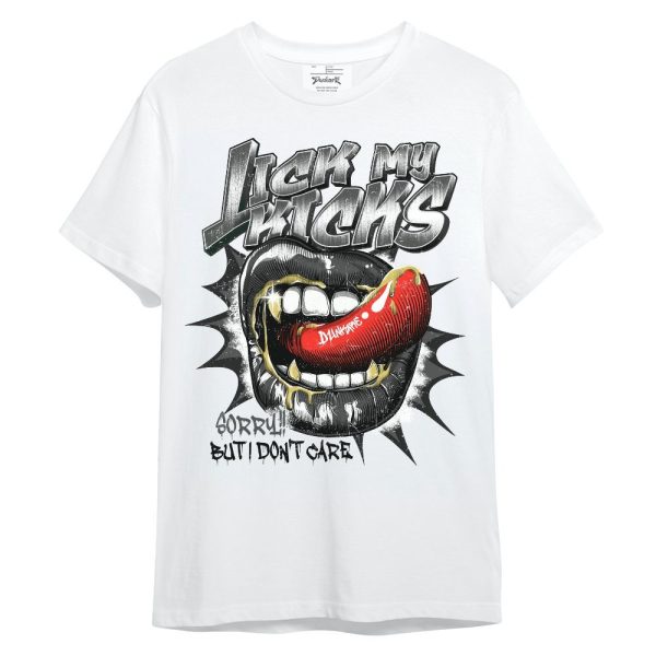 White Thunder 4s Shirt, Lick My Kicks Lips Unisex Shirt Jezsport.com