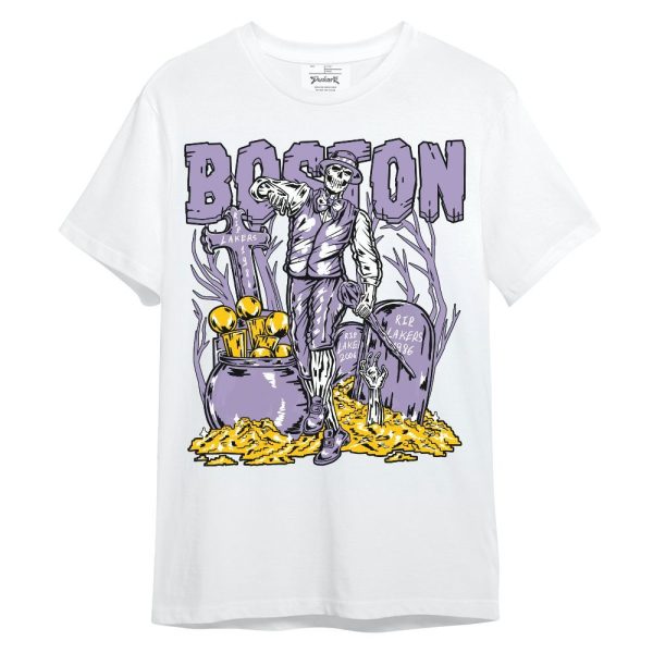 Low Pure Violet 11s Shirt - Goldrush Skeleton Unisex Shirt Matching Jordan Shirt Jezsport.com