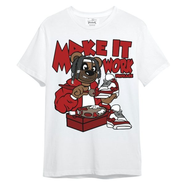 Red Taxi 12s Shirt - Pull It Off Bear Unisex Shirt Matching Jordan Shirt Jezsport.com