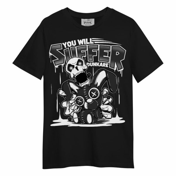 White Thunder 4s Shirt, You Will Suffer Unisex Shirt Jezsport.com