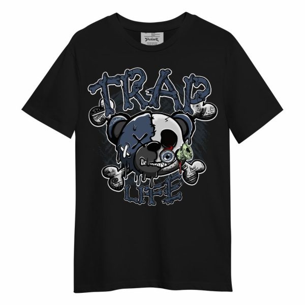 Low Diffused Blue 11s Shirt, Trap Bear Skull Unisex Shirt Matching Jordan Shirt Jezsport.com