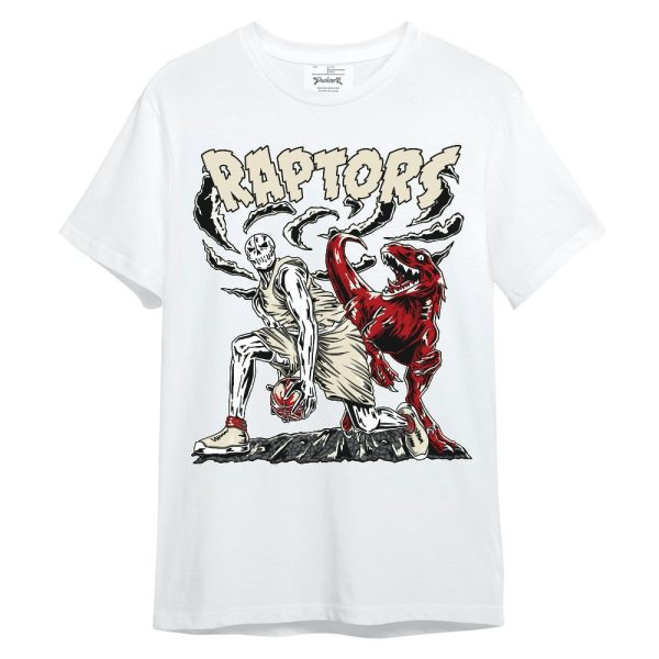 Cement Grey 3s Shirt - Raptors Skeleton Unisex Shirt Matching Jordan Shirt Jezsport.com