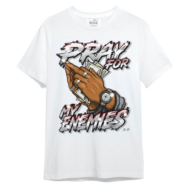 Cement Grey 3s Shirt - Prayed For Enemies Graphic Unisex Shirt Matching Jordan Shirt Jezsport.com