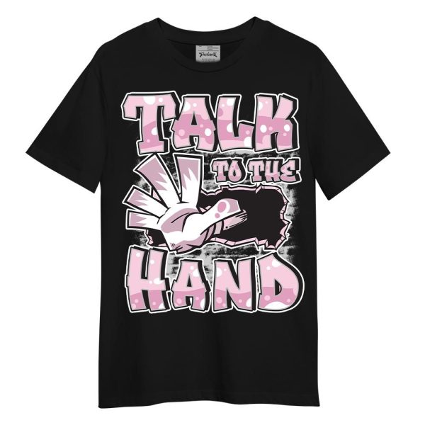 Orchid 4s Shirt - Talk To Hand Graphic Shirt Unisex Matching Jordan Shirt Jezsport.com