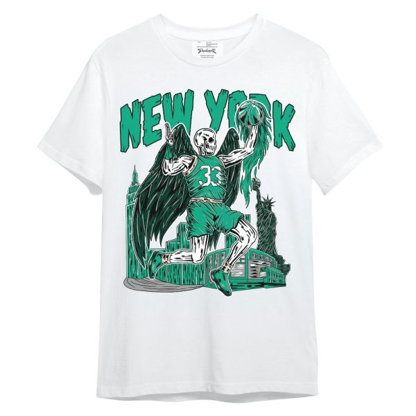 Oxidized Green 4s Shirt - Ewing Era Skeleton Unisex Shirt Matching Jordan Shirt Jezsport.com