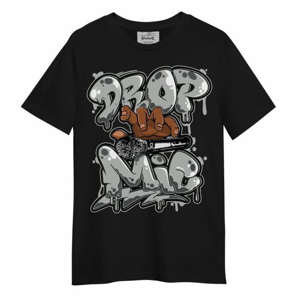 Paris Cement Grey 4s Shirt - Drop Mic Unisex Shirt Matching Jordan Shirt Jezsport.com