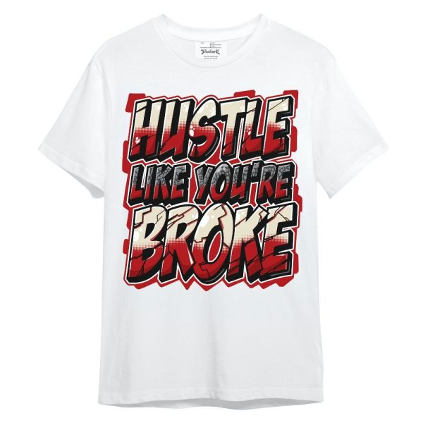 Cement Grey 3s Shirt - Hustles Like Broke Unisex Shirt Matching Jordan Shirt Jezsport.com