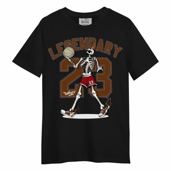 Archaeo Brown 5s Shirt, 23 Skeleton G.O.A.T Unisex Shirt Matching Jordan Shirt Jezsport.com