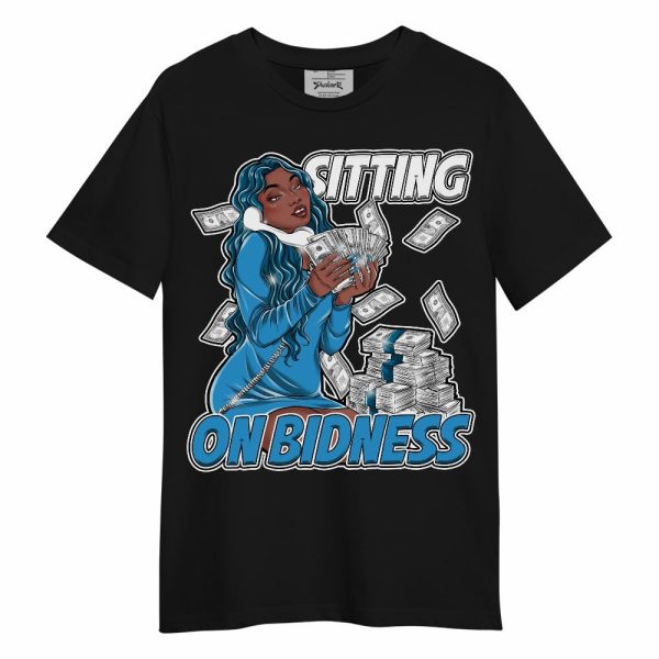 Powder Blue 9s Shirt - Bidness Unique Unisex Shirt Matching Jordan Shirt Jezsport.com