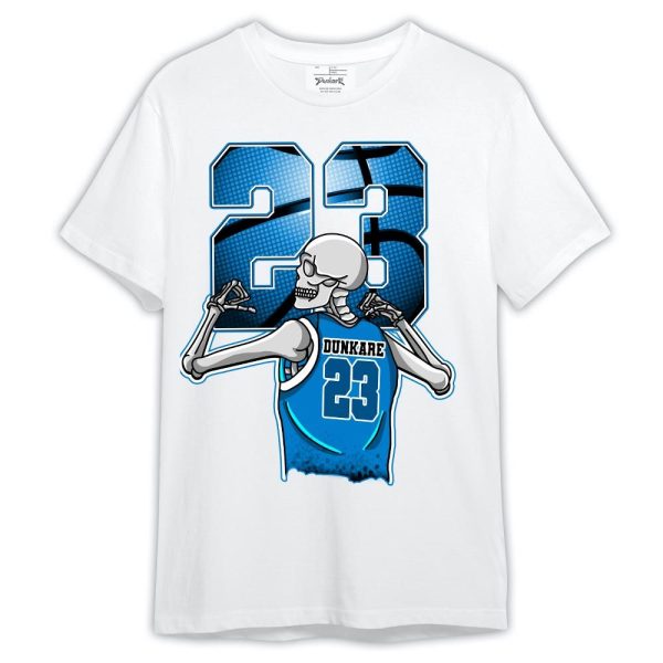 Industrial Blue 4s Shirt, 23 Legend Skeleton Basketball Shirt Outfit 4 Military Blue Matching Jordan Shirt Jezsport.com