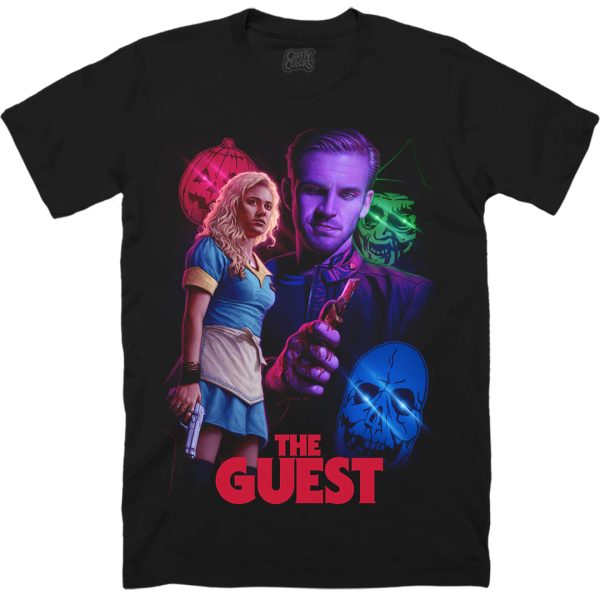 The Guest: He's Here To Help - T-shirt Funny Halloween Shirt For Halloween Jezsport.com