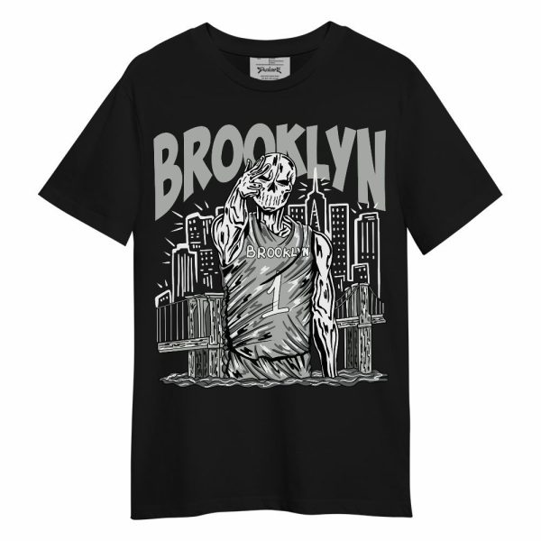 Paris Cement Grey 4s Shirt - Brooklyn's Skeleton Unisex Shirt Matching Jordan Shirt Jezsport.com