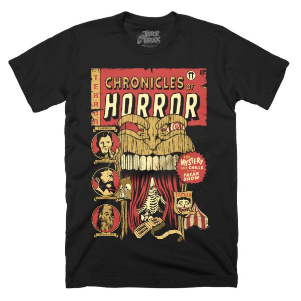 Chronicles Of Horror Freakshow T-Shirt Funny Halloween Shirt For Halloween Jezsport.com