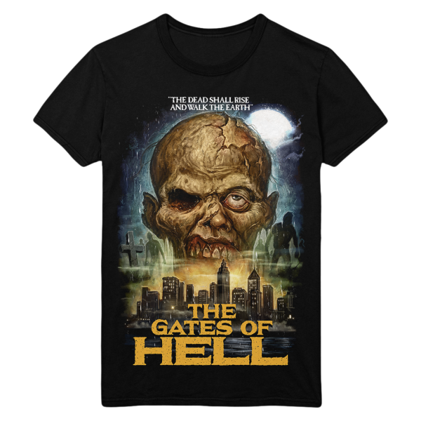 City of the Living Dead The Dead Shall Rise The Gates of Hell T Shirt Funny Halloween Shirt For Halloween Jezsport.com