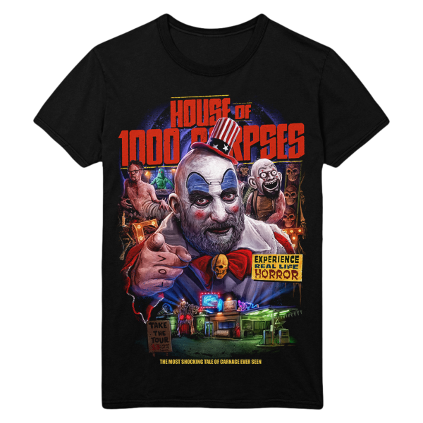 House of 1000 Corpses The Most Shocking Tale of Carnage Ever Seen T Shirt Funny Halloween Shirt For Halloween Jezsport.com