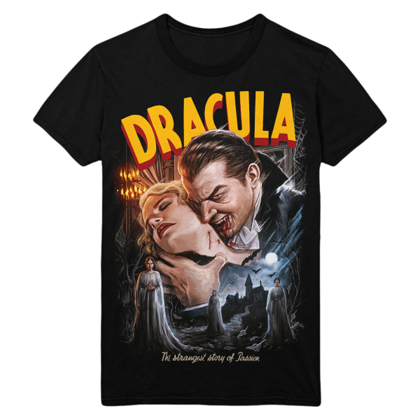 Dracula Strangest Passion T Shirt Funny Halloween Shirt For Halloween Jezsport.com