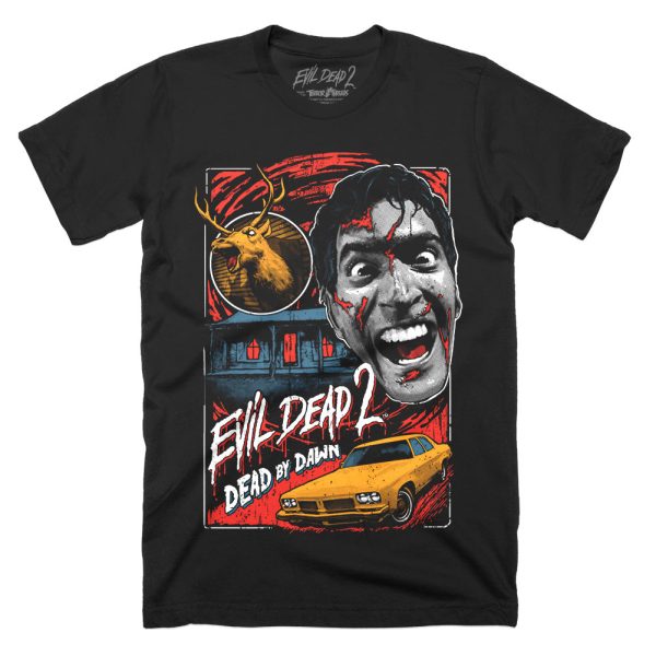 Evil Dead 2 There's Something Out There T-Shirt Funny Halloween Shirt For Halloween Jezsport.com