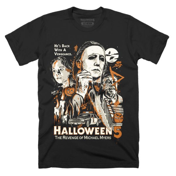 Halloween 5 This Time They're Ready T-Shirt Funny Halloween Shirt For Halloween Jezsport.com