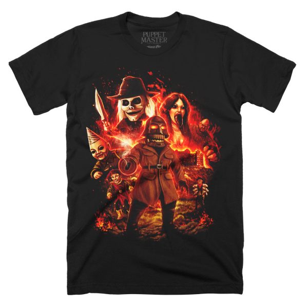 Puppet Master Torched T-Shirt Funny Halloween Shirt For Halloween Jezsport.com