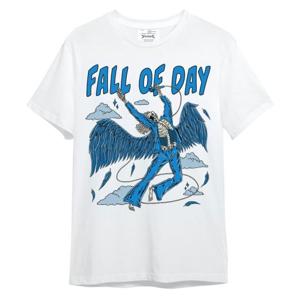 Industrial Blue 4s Shirt - Fall Of Days Skeleton Unisex Shirt Matching Jordan Shirt Jezsport.com