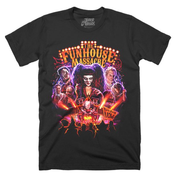 The Funhouse Massacre Turn Back Now T-Shirt Funny Halloween Shirt For Halloween Jezsport.com