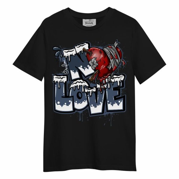 Low Diffused Blue 11s Shirt, Drip No Love Unisex Shirt Matching Jordan Shirt Jezsport.com