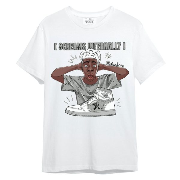 Retro White Oreo 4s Shirt - Scream Internally Unisex Shirt Matching Jordan Shirt Jezsport.com