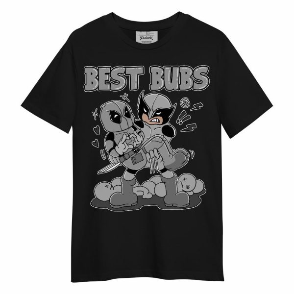 Black Wolf Grey 12s Shirt - Bubs Cartoon Unisex Shirt Matching Jordan Shirt Jezsport.com